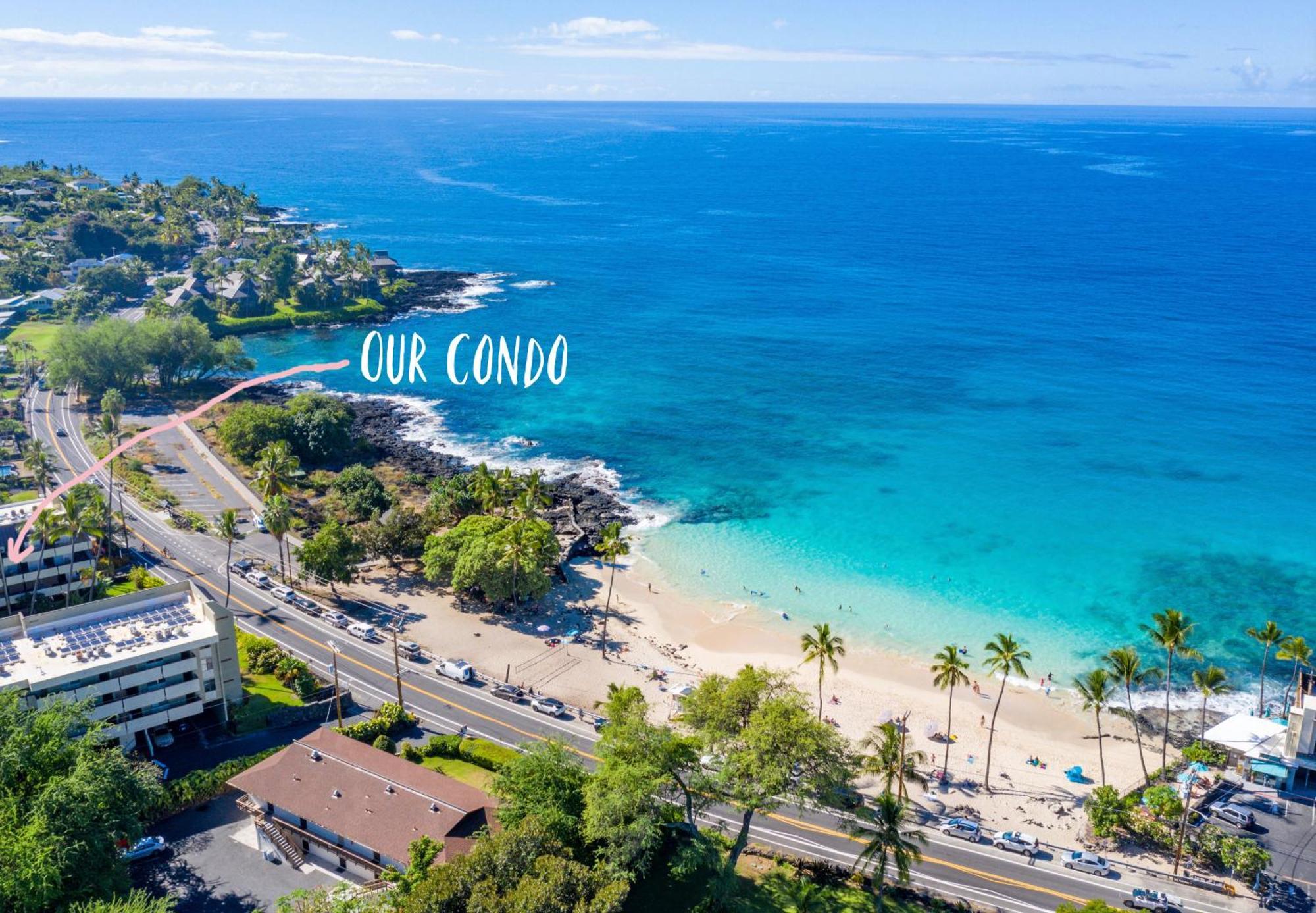 Magic Sands Beach View, 2B2B, Ac, Pool, Sleeps 6 Kailua-Kona Buitenkant foto